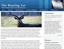 Tablet Screenshot of huntingact.org